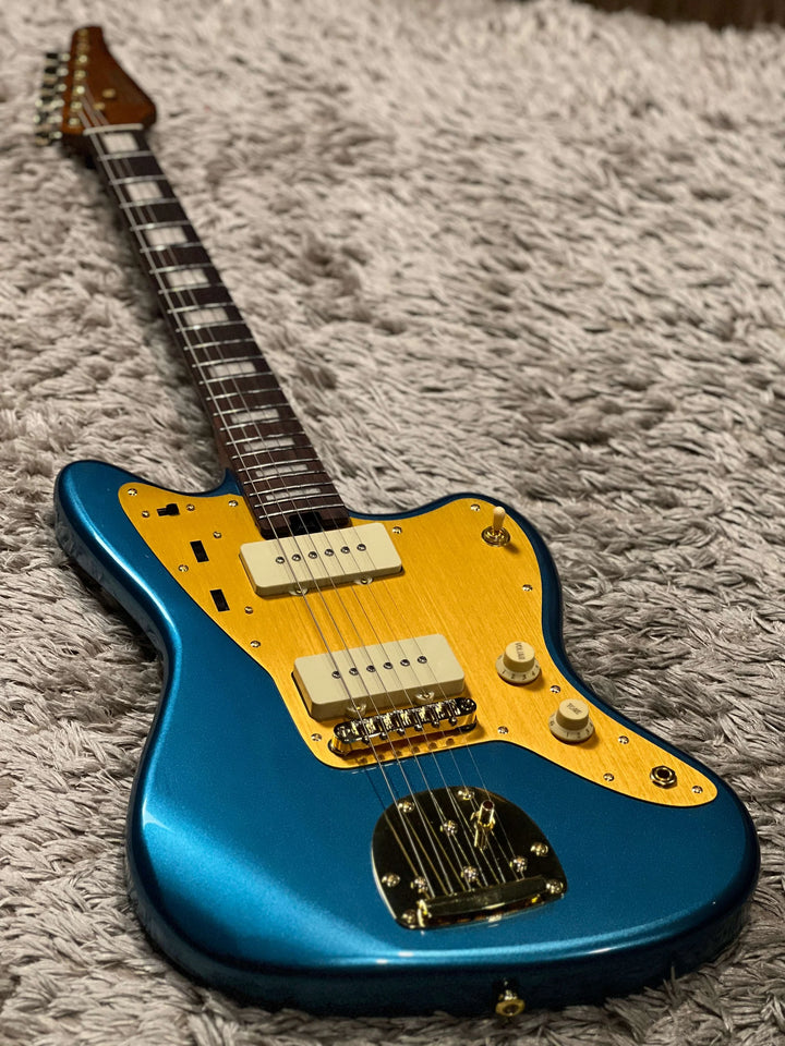 JM40 Offset Deluxe in Lake Placid Blue with Gold  Hardware