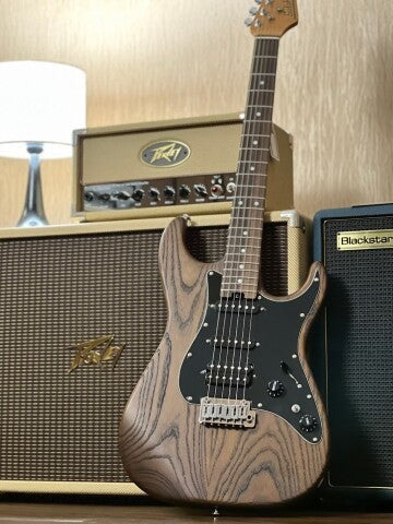 Soloking MS-1 Classic ASH in Torched Black with Rosewood FB