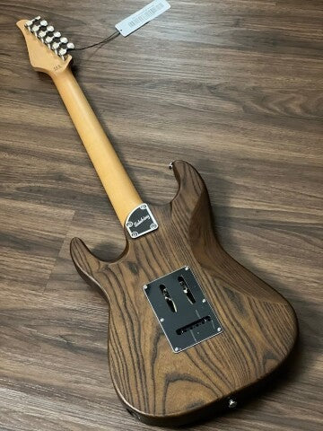 Soloking MS-1 Classic ASH in Torched Black with Rosewood FB