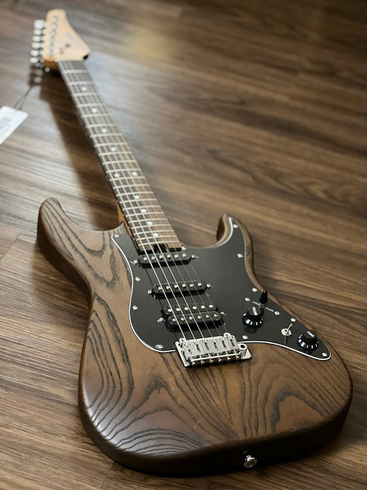 Soloking MS-1 Classic ASH in Torched Black with Rosewood FB