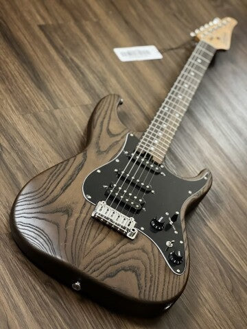 Soloking MS-1 Classic ASH in Torched Black with Rosewood FB