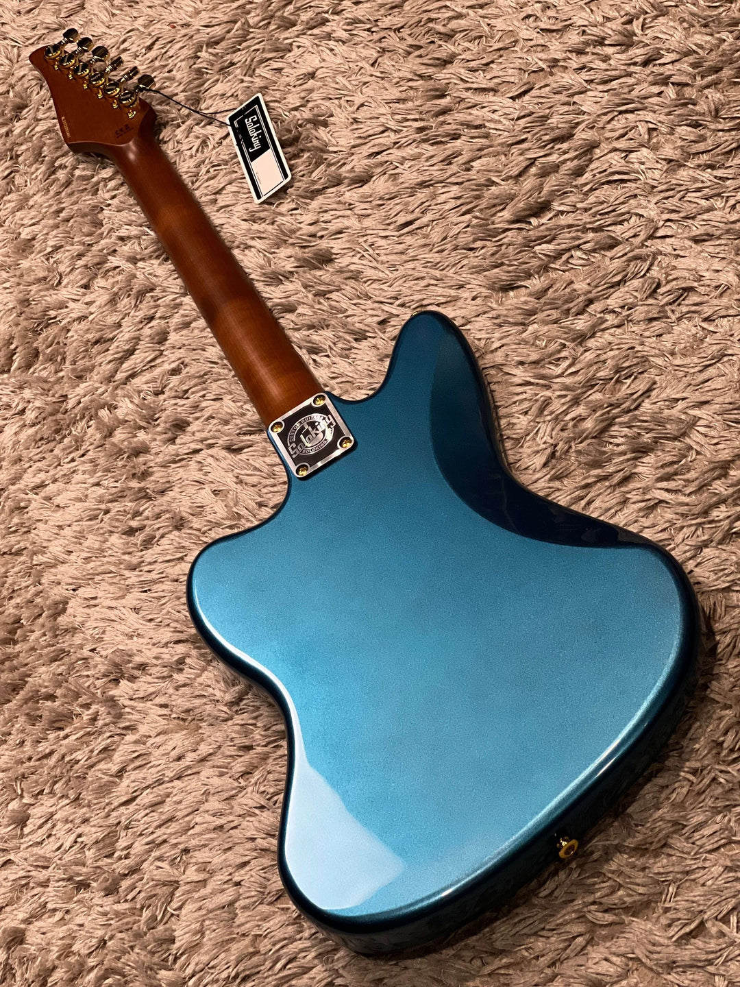 JM40 Offset Deluxe in Lake Placid Blue with Gold  Hardware