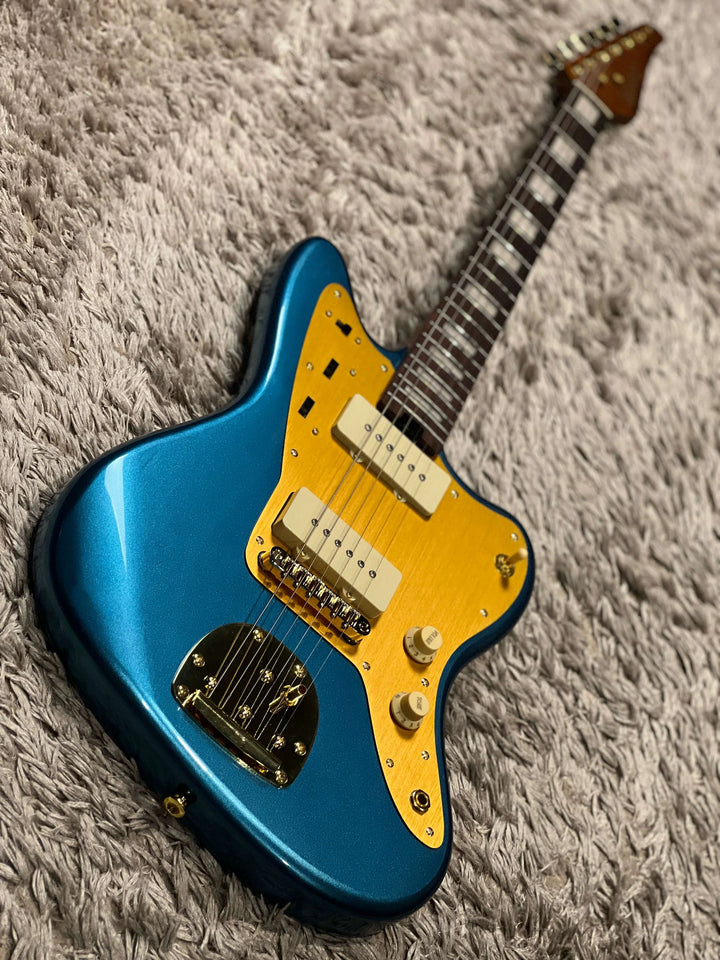 JM40 Offset Deluxe in Lake Placid Blue with Gold  Hardware