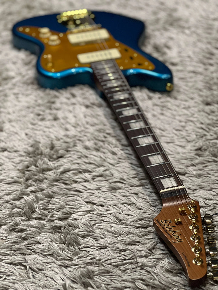 JM40 Offset Deluxe in Lake Placid Blue with Gold  Hardware