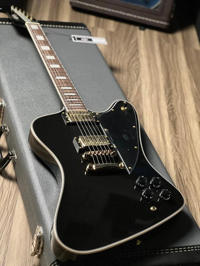 FB Custom in Black Beauty Jescar® with Gold Hardware