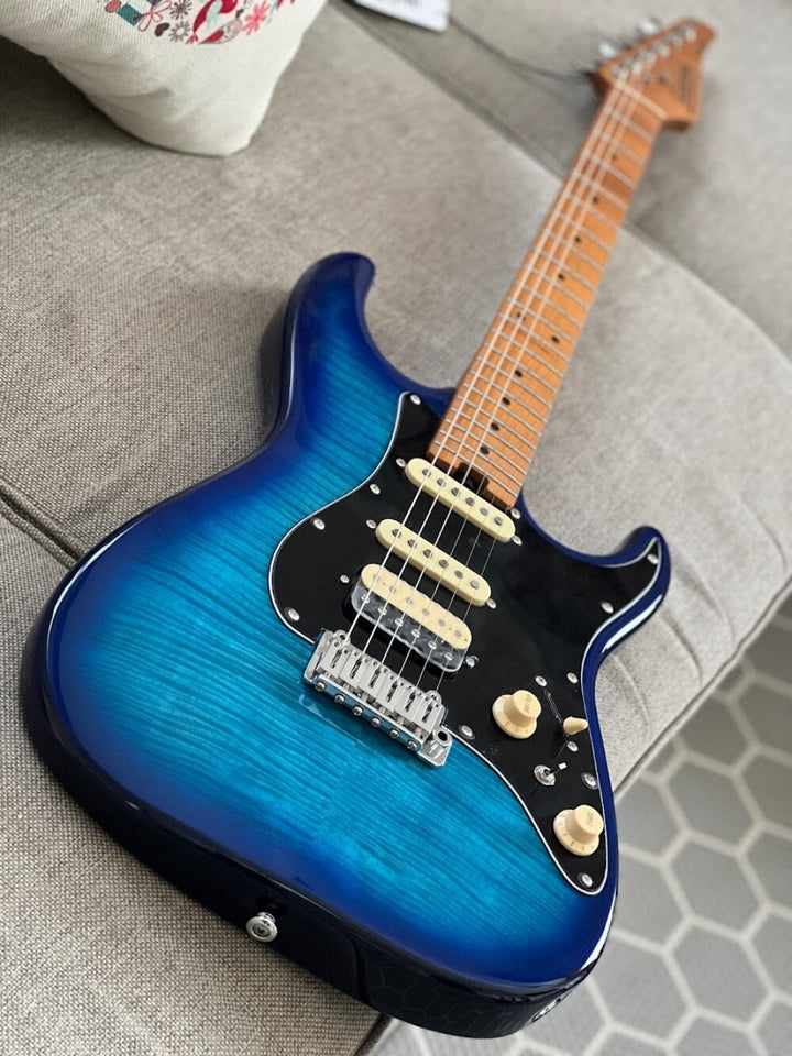 MS-1 Classic MKII Blue Burst 5A Flame Top