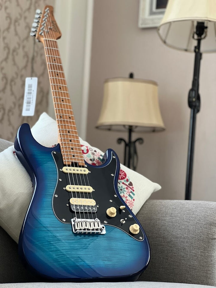 MS-1 Classic MKII Blue Burst 5A Flame Top